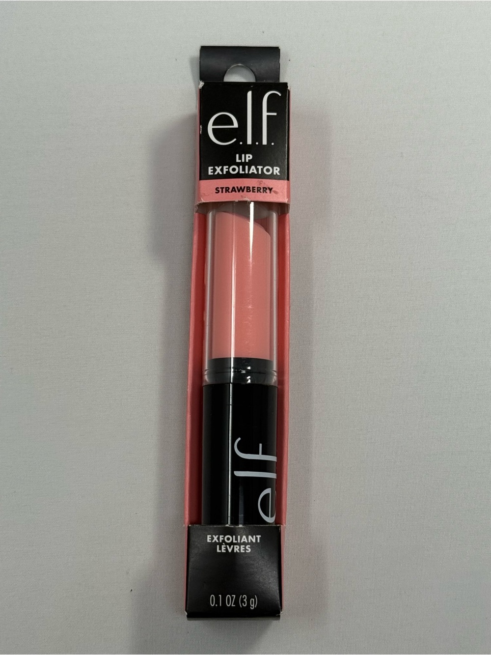 NIB- e.l.f. Strawberry Lip Exfoliator - Pink Strawberry